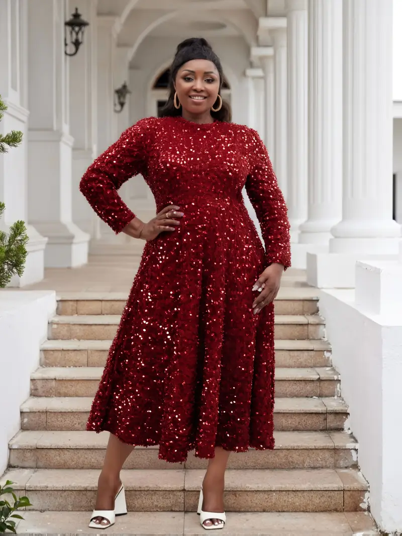 plus size women fall dresses A Plus Size Autumn Outfit from Walmart