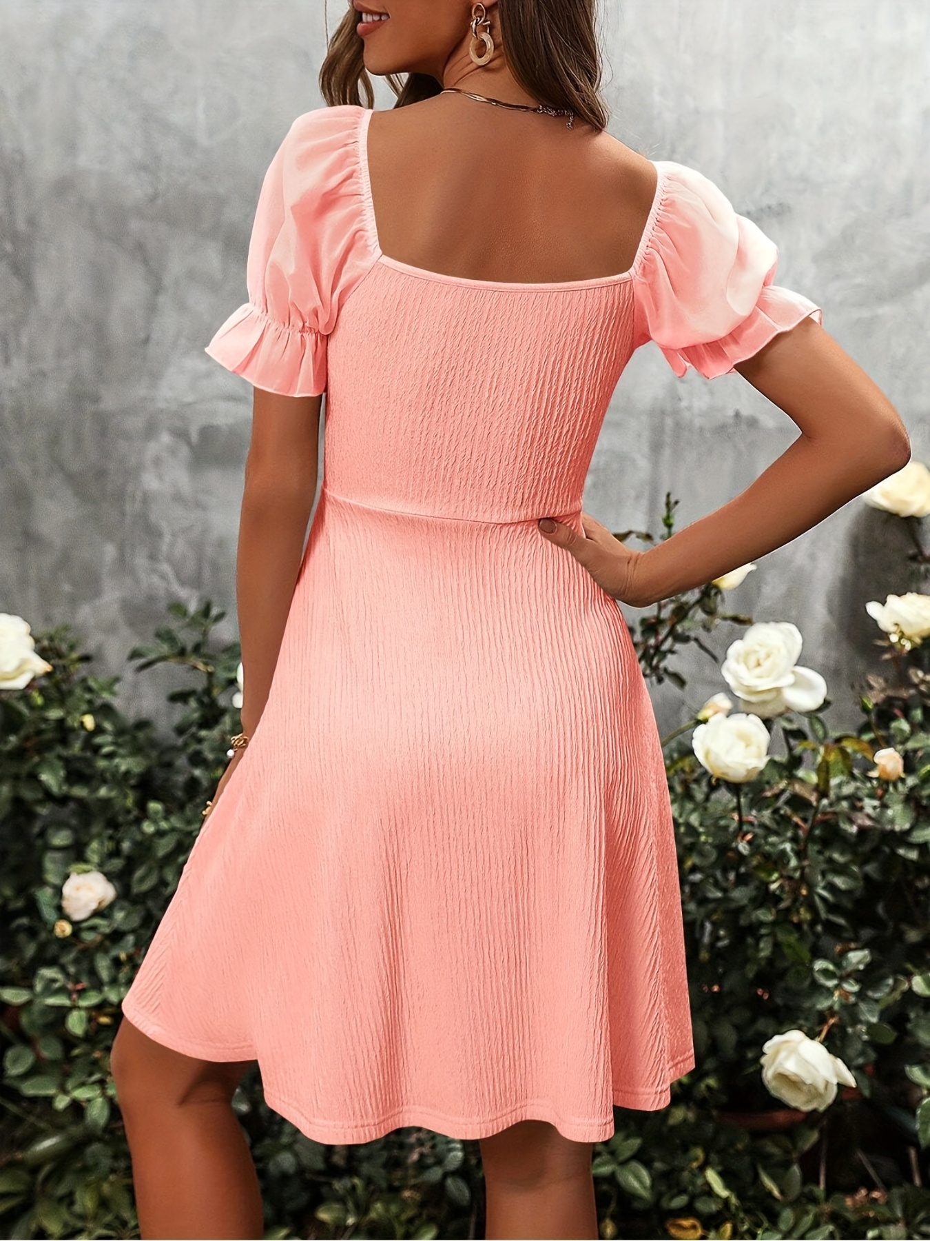 strapless open back dress Alana Pink Cheetah Print Mini Shirt Dress – Girl In Mind main image 0