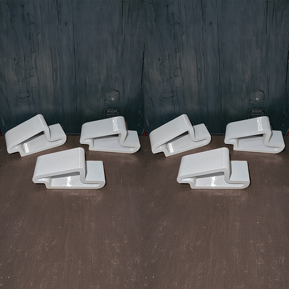TEMU 6 stuks heavy-duty - deurstoppers, onderste deurstoppers geschikt voor terrasdeuren, ramen, schuifdeuren - winddicht & aardbevingsbestendig,