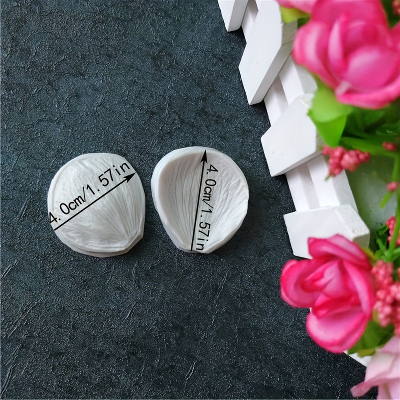 Image of Silicone Molds With Double-sided Textures Of Flowers And For Decorating Fondant Cakes, Suitable For Kitchen Utensils, Baking Tools, And Reusable Decorations For Weddings And Birthday Parties