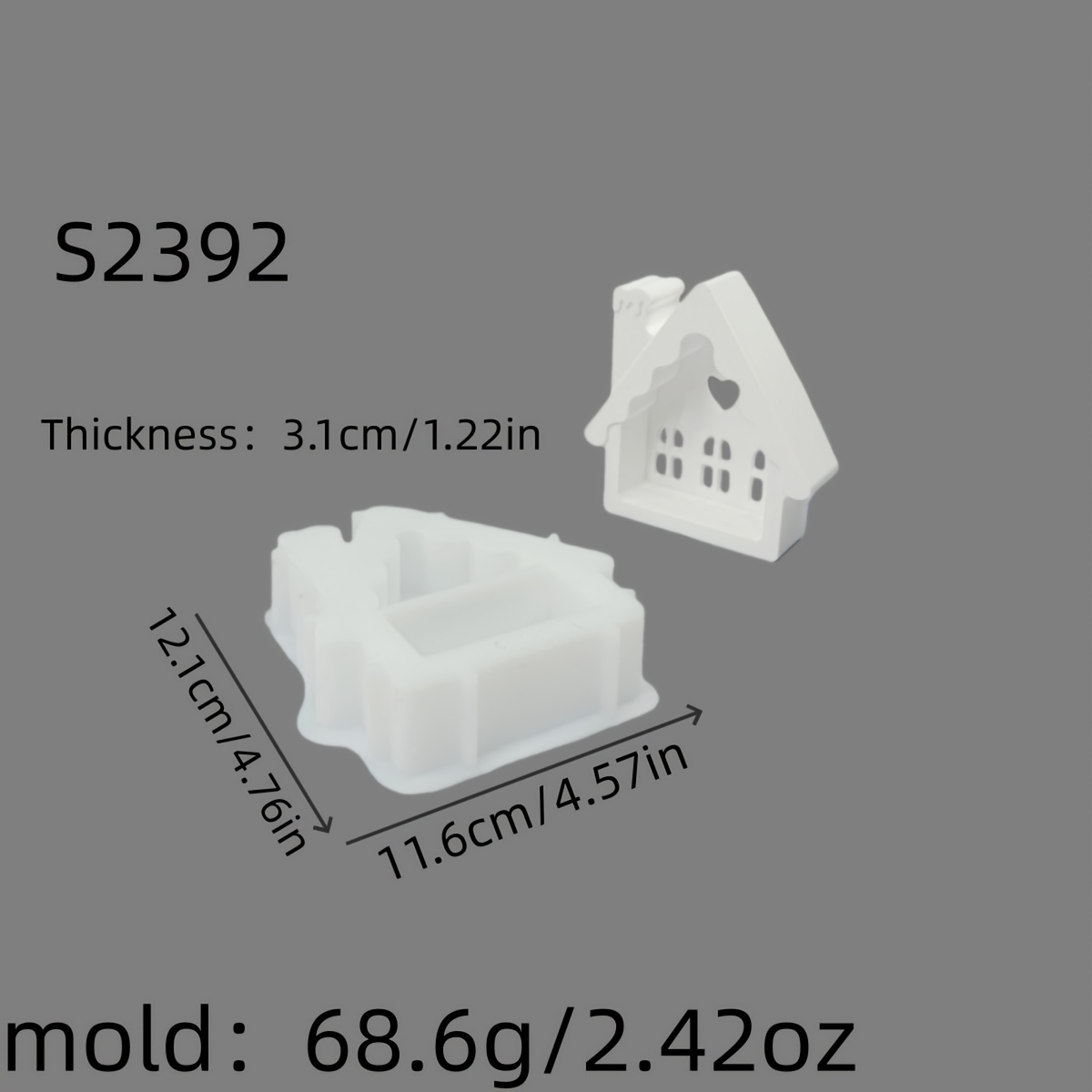 Resin Silicone Mold 3d Decorative Silicone Mold Diy Candle Silicone Mold Gypsum Decorative Silicone Mold Home Decoration Epoxy Resin Mold S2392