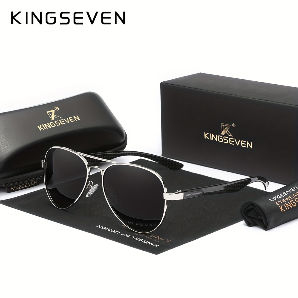 Kingseven Premium Trendy Cool Sunglasses Magnesium Aluminum Frame Rimless Polarized  Sunglasses For Men Women Outdoor Sports Party Vacation Travel Driving  Fishing Supplies Photo Props - Jewelry & Accessories - Temu Canada