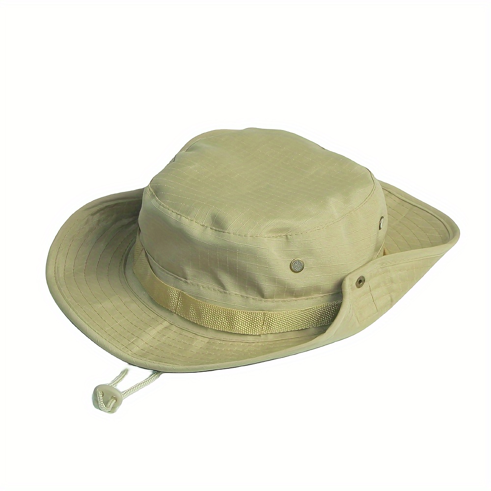 GearTOP UPF 50+ Safari Hat & Bucket Hat Men & Women Sun Hats Fishing,  Hiking, Beach, Boonie Hat Beige Bundle