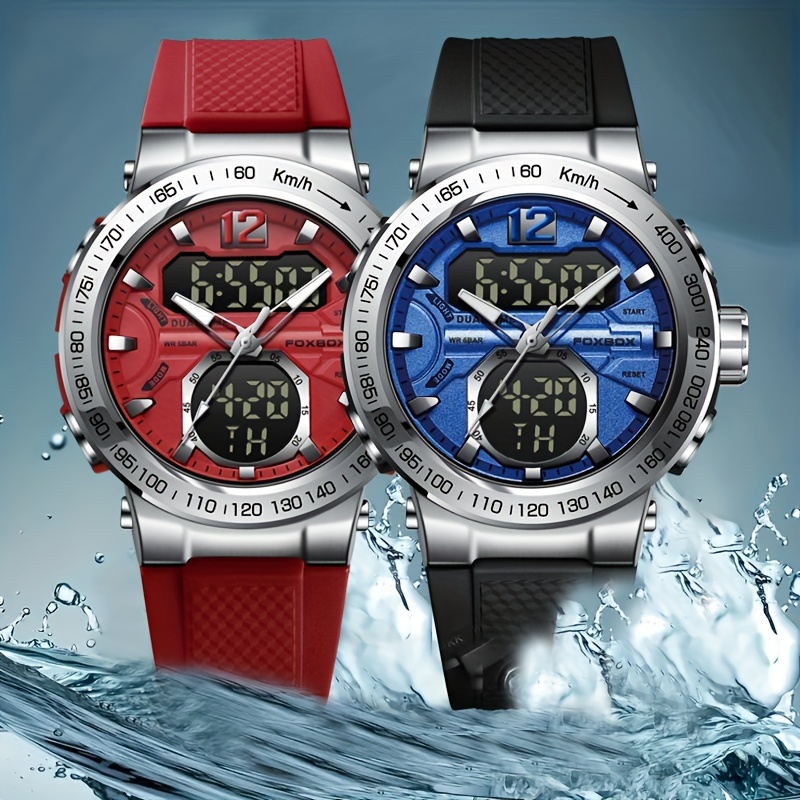 Reloj Militar para Hombre Deporte Relojes Analógico y Digital LED  Electrónico Grande Relojes Resistente al Agua 50M (Camuflaje) : :  Moda