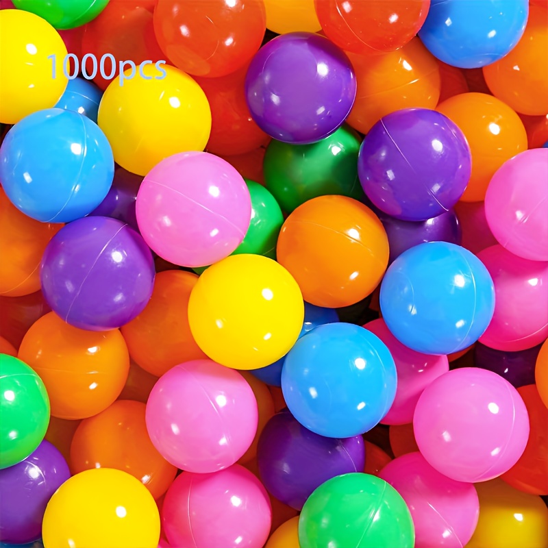 1000pcs non toxic anti extrusion   soft edges rounded corners multicolor   for swimming   sand water tables 1000pcs bulk pack