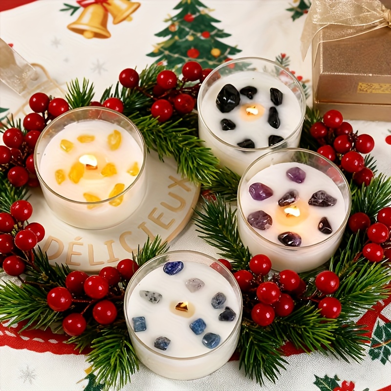 Image of Round Borosilicate Glass Candle Holder Compatible For Floating Candles - Heat-resistant Diy Table Centerpiece, Romantic Dinner Decor, Vintage Scented Wax ( For Tea)