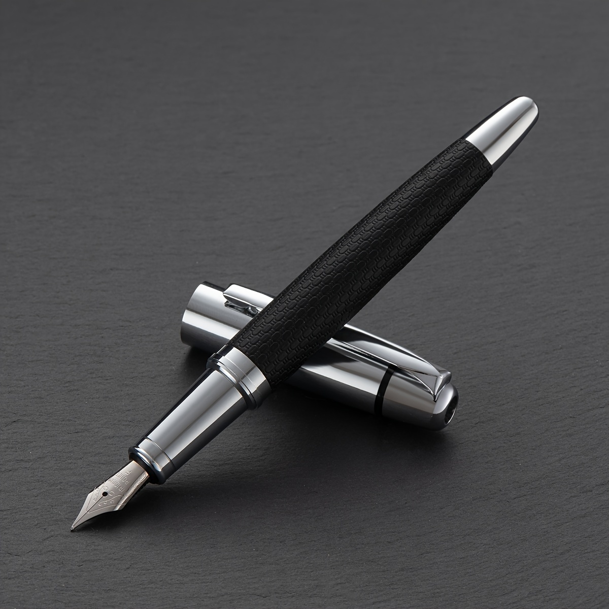 1pc Luxury Pen Office Metal Fountain Pen For Christmas Gift