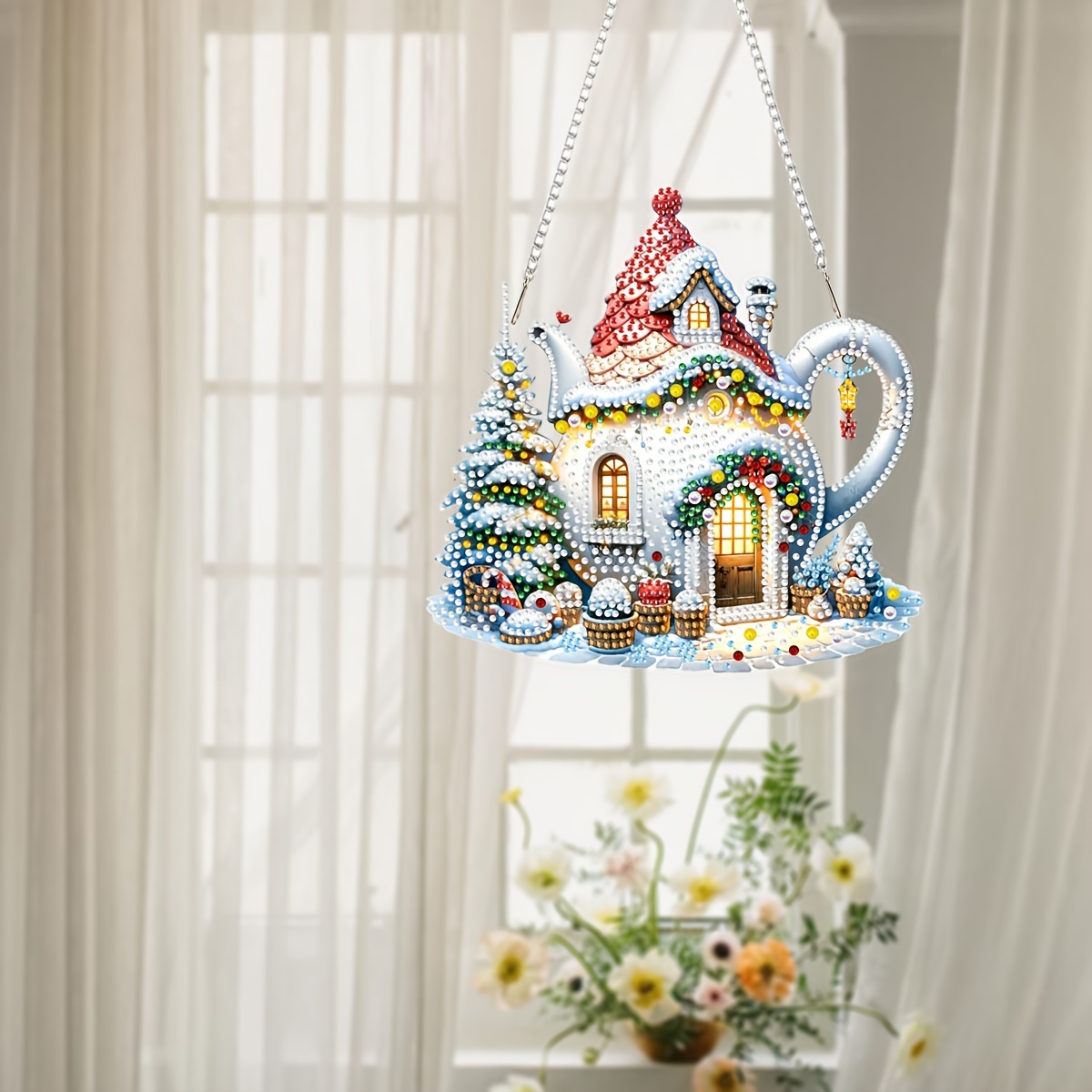 

Diy 5d Kit - Christmas , Art Pendant For &