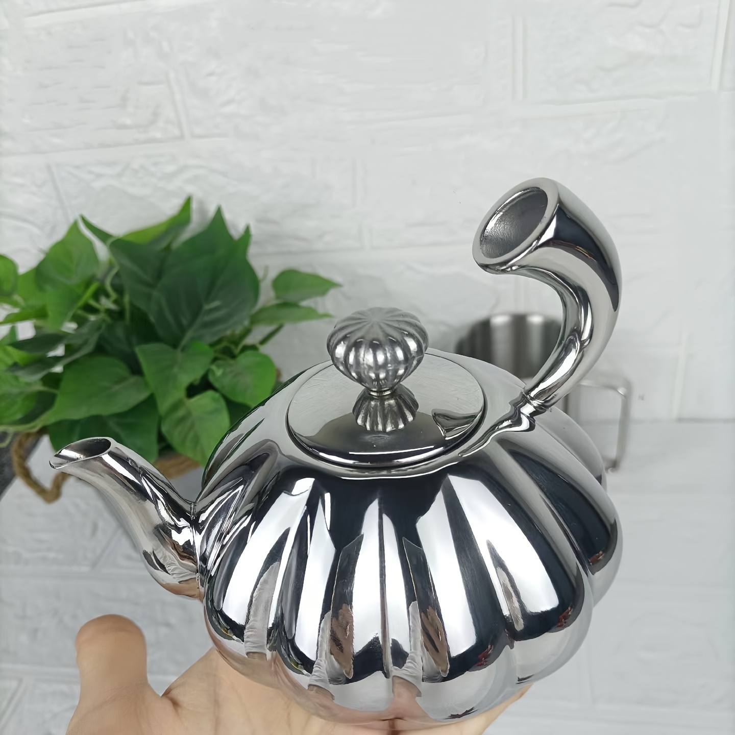 SLD - Teiera In Acciaio Inox 2l Con Filtro Da Tè Teiera Con Tè Infusore  Teaware Set Di Tè Bollitore Di Tè Infusore Teiera Per Induzione