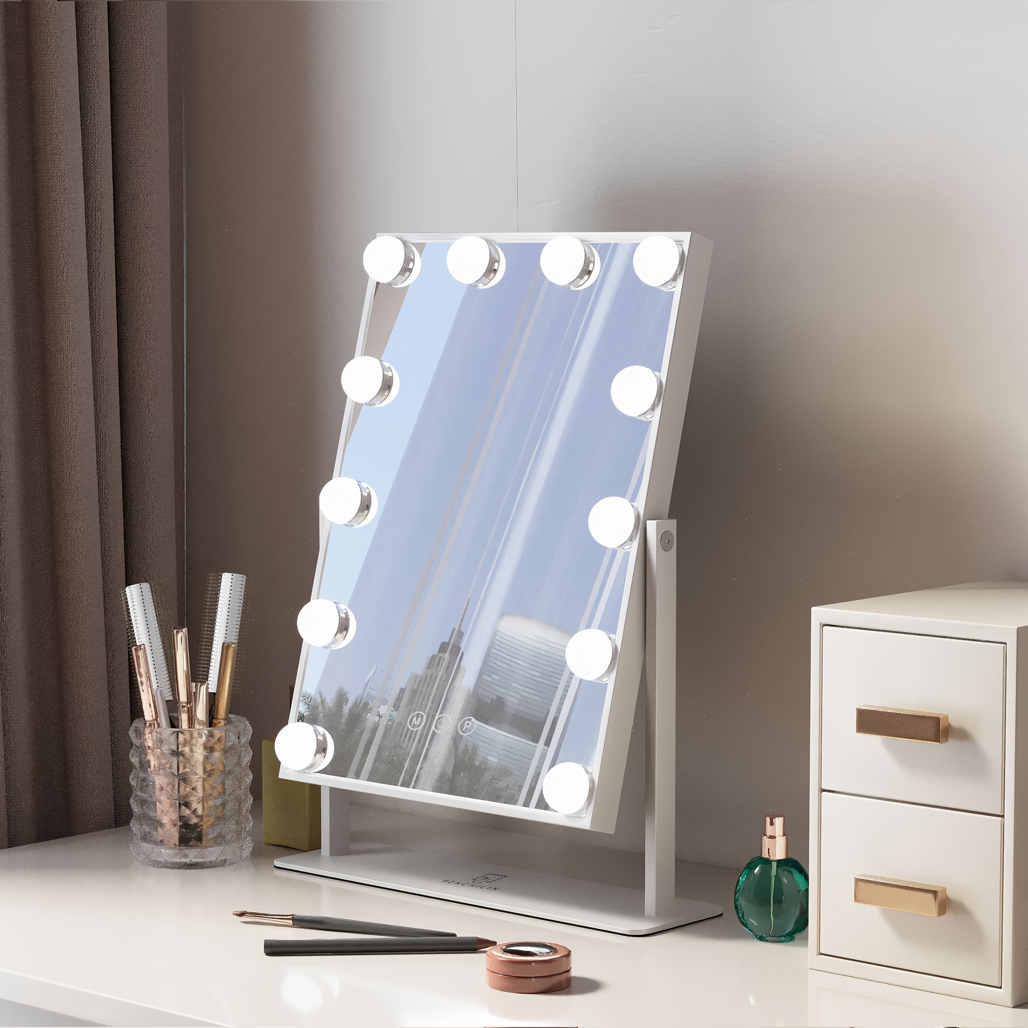 

Vanity Mirror With Lights 30x41cm