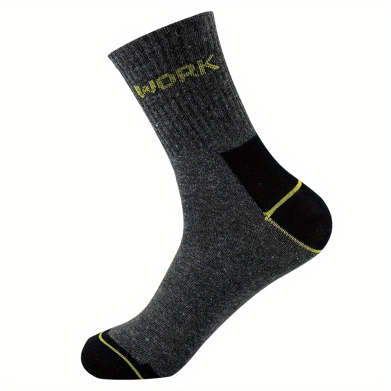20 Pairs of Men's Mid-Calf Socks, Breathable Long Socks, Solid Color, Versatile Sports and Casual Men's Socks