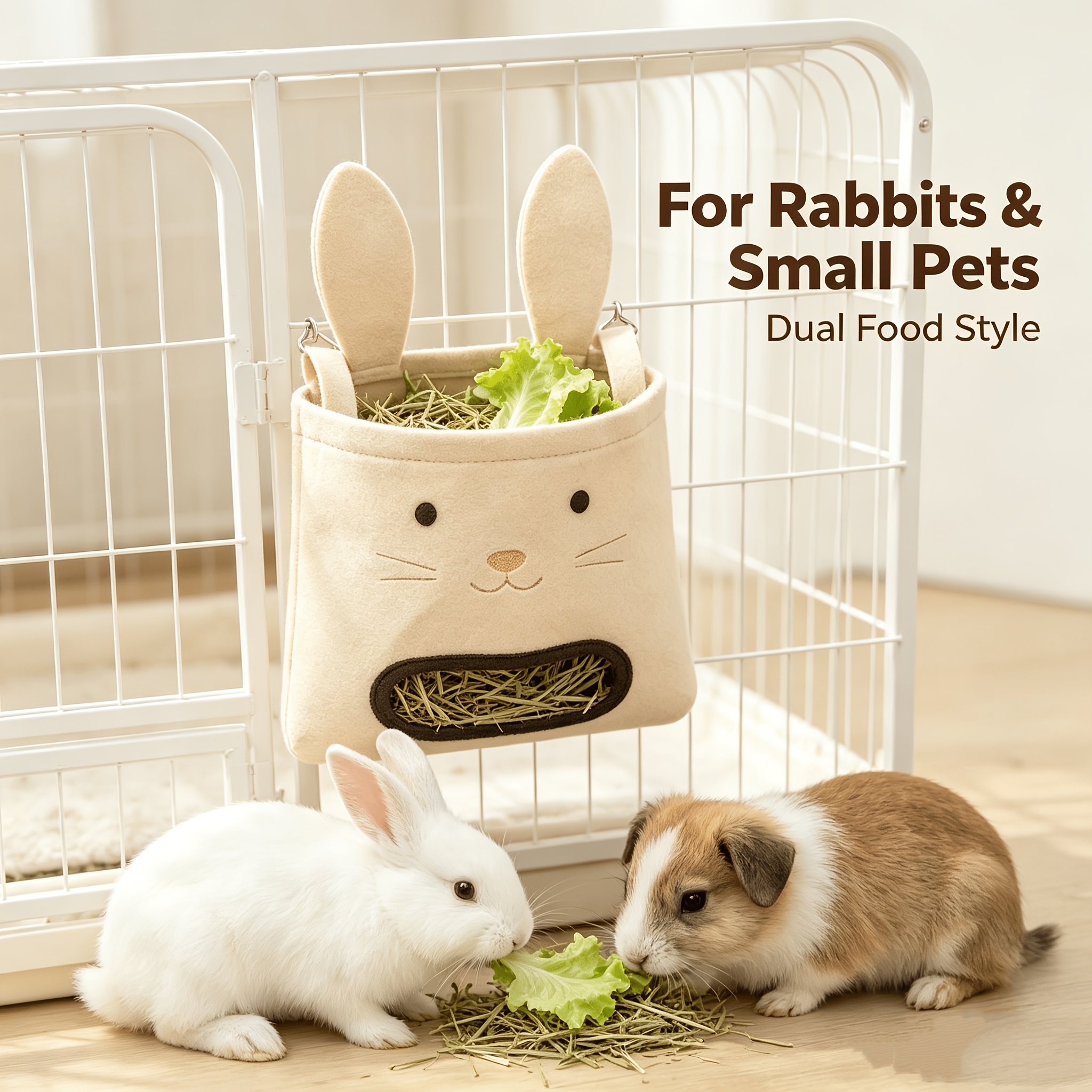 rabbit cage feeders sold on Temu United States