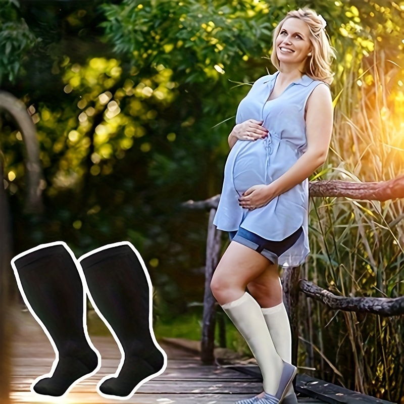 Solid Copper Infused | Knee-High Compression Socks For Women