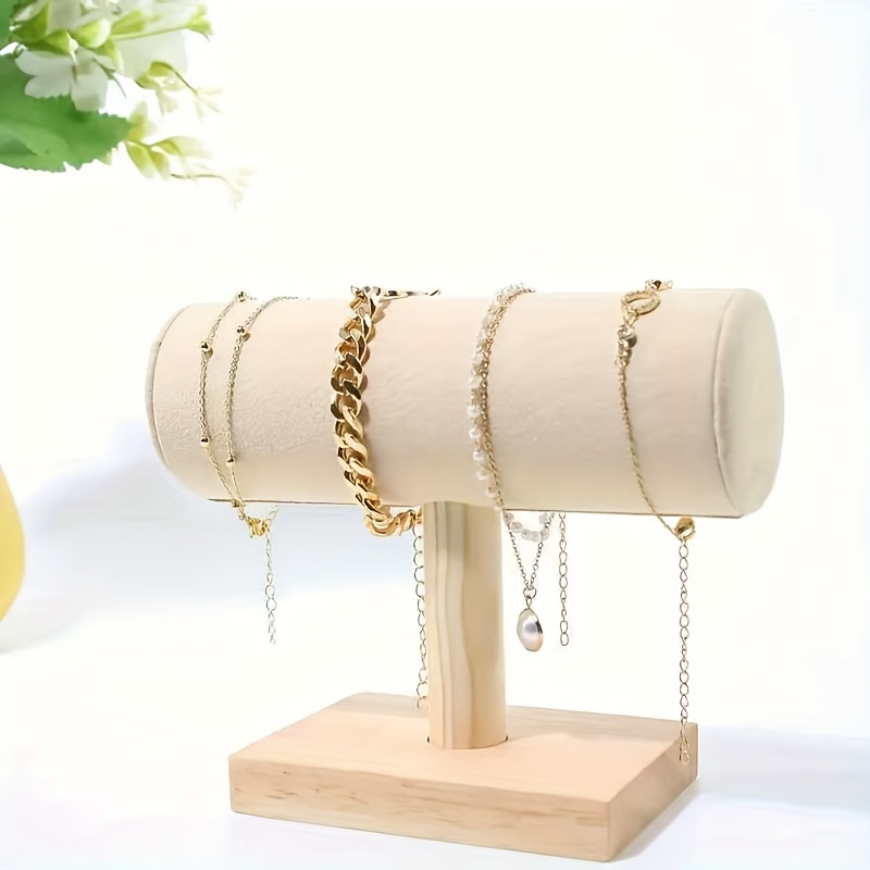 fashionable wooden hand chain watch display stand single Temu