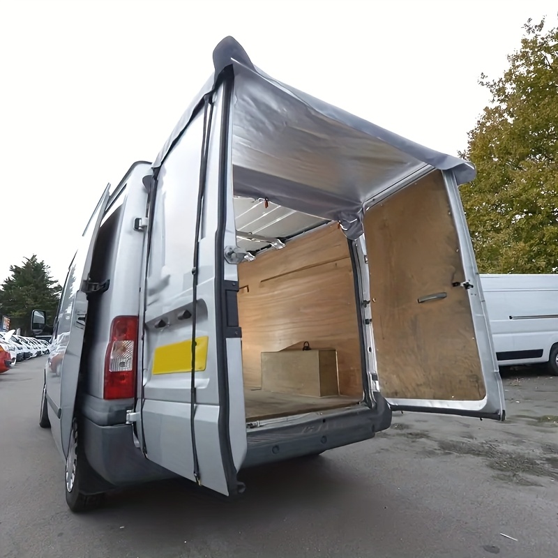 TEMU (thickened And Widened Size Oxford Cloth Material) New Sunscreen Rv Sunshade Cover, Oxford Cloth, Tailgate And Barn Door Cover, Cooling Cover,