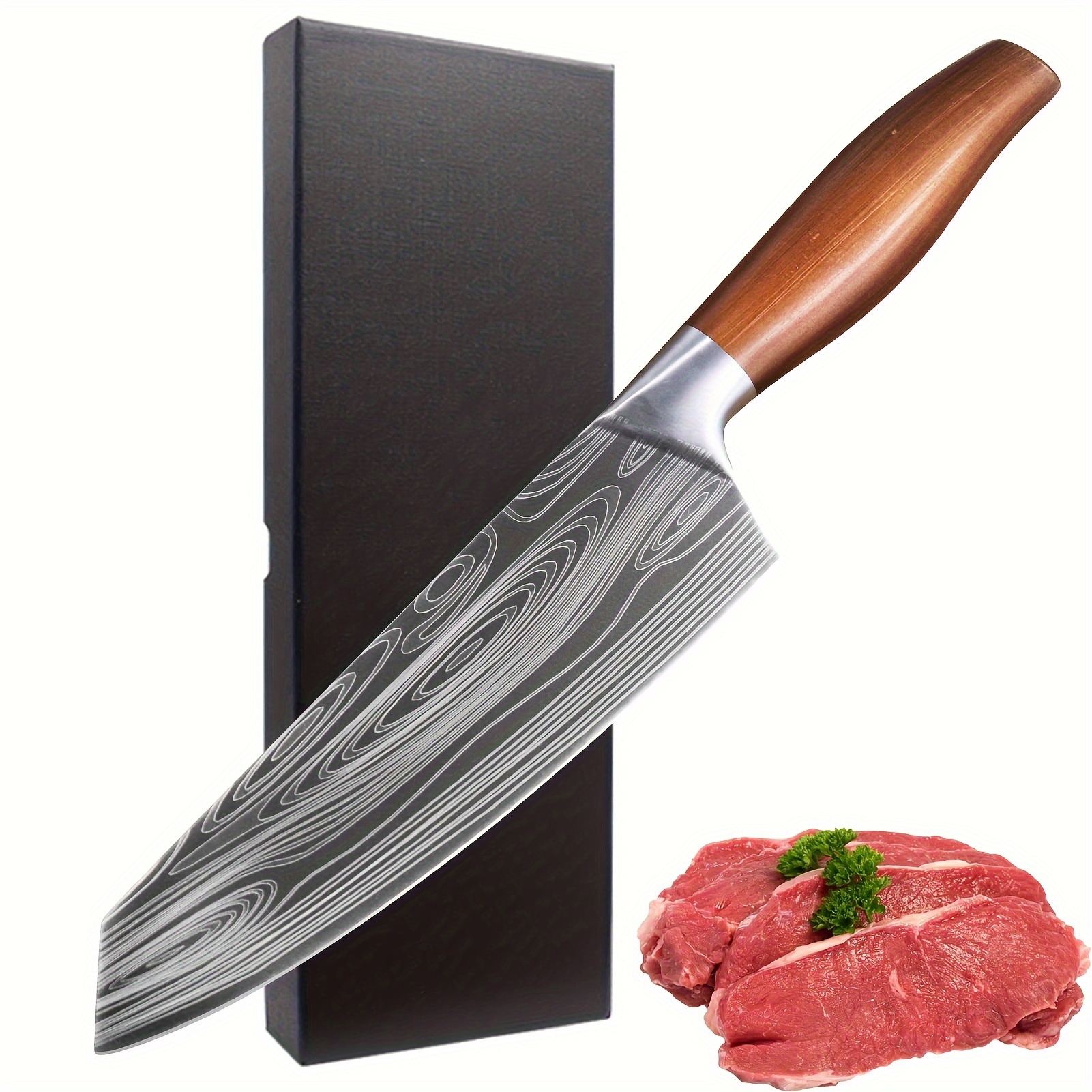 

1pc Professional Kitchen Knives Slicing Knife Knives High Carbon Stainless Steel Kitchen Boning Knives Slaughter Special Butcher Meat Knife For Bone Meat Kitchen Gadgets Gifts For Mom Or Dad