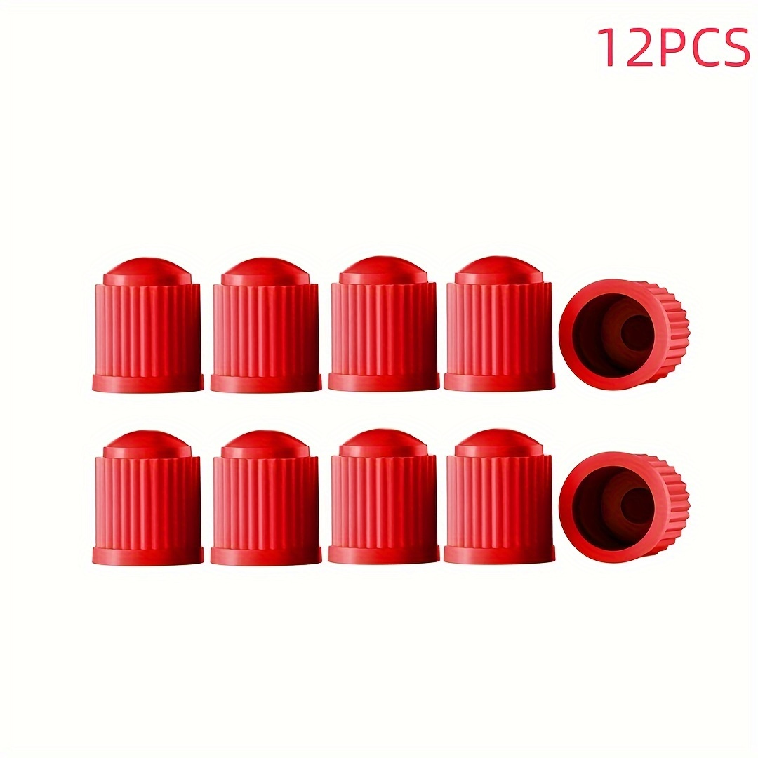 Tapas de Plástico para Válvula Rojo