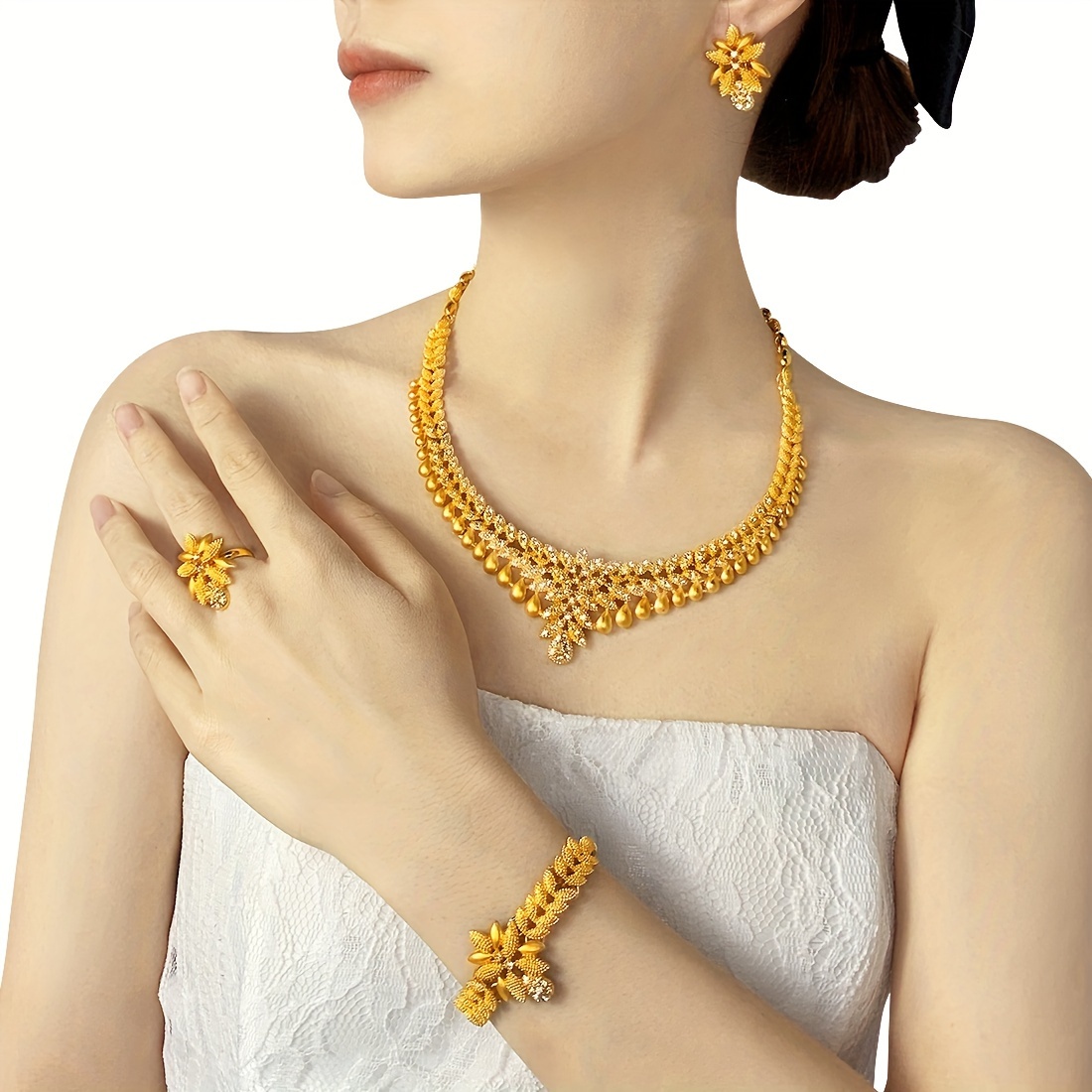  zinc alloy jewelry set bracelet for day details 0