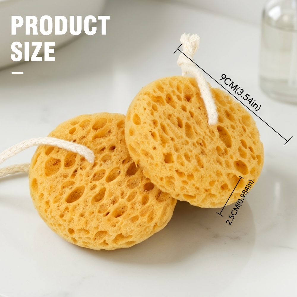 Soft Exfoliating Bath Sponge with Hanging Loop for Daily Use
