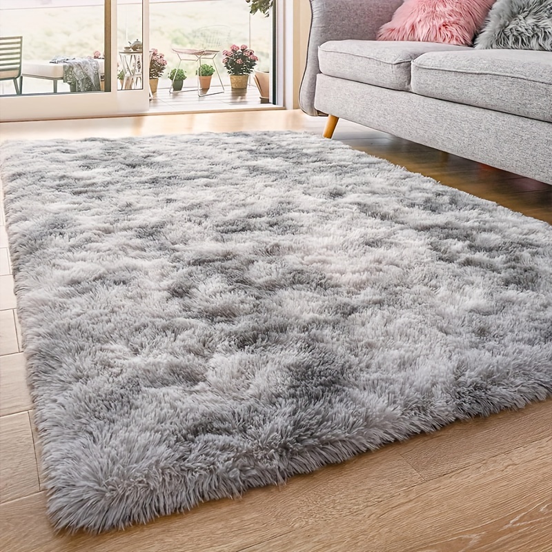 

1 Tie Dye Plush Soft Indoor Area Rug, Modern Luxury Plush Carpet, Water Absorbent, Non-slip, Stain Resistant, Suitable For Living Room And Bedroom Areas, Home Decor, Area Rug