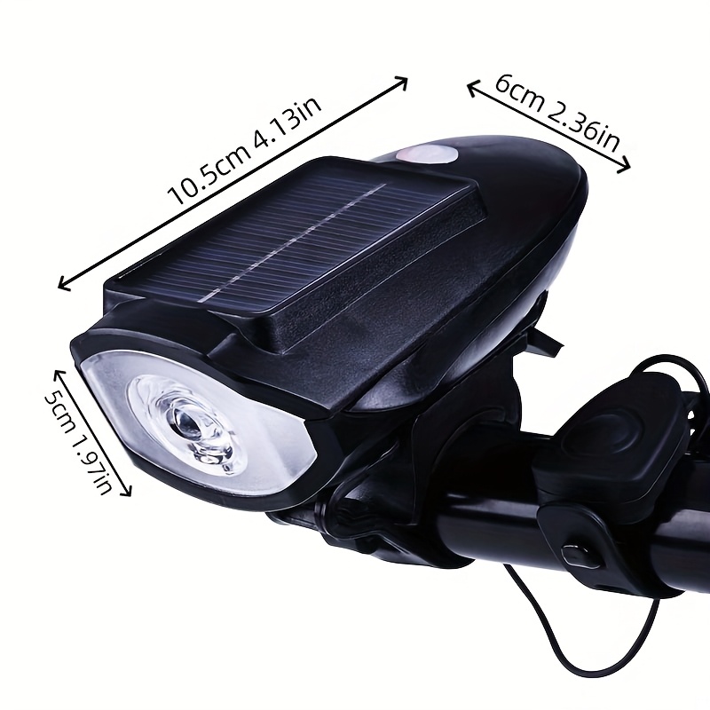 Feu Arrière Vélo Avec Clignotants Et Klaxon - LED étanche, Rechargeable USB, Pour Sécurité Nocturne