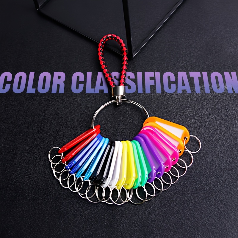 

Color Mark Key Classification Management Label Keychain For Men, Portable Key Management For Men