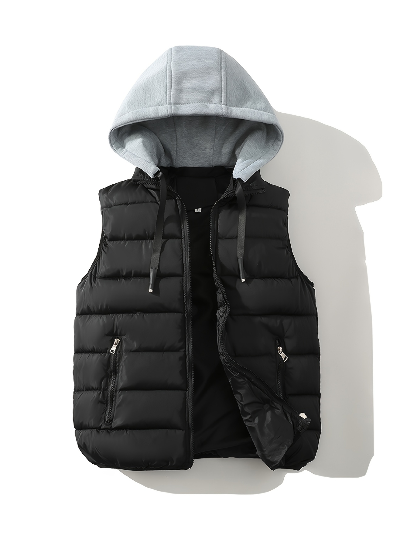 Stylish Men's Hooded Vest Image 1