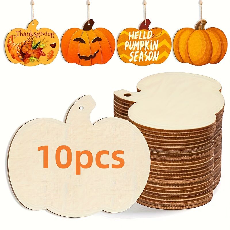 

Wooden Hemp , For Painting, Diy , Halloween And Thanksgiving Decoration - A Multifunctional Perforated Wooden For Hanging Decorations During And