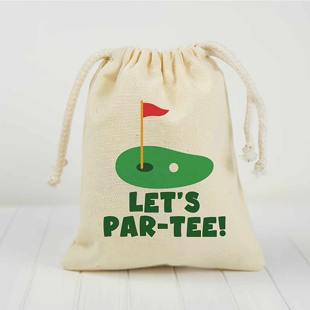 TEMU 5pcs "let' Par-tee!" Golf-themed Gift Bags For 1st, 30th, 40th, 50th, 60th Birthdays, Bachelorette Parties, And Retirement Decorations/favors