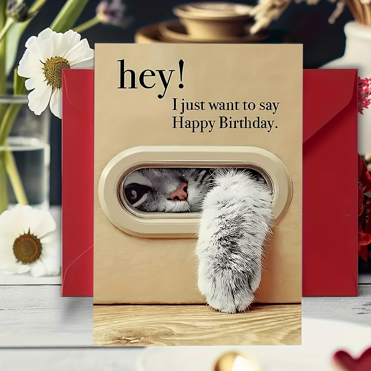 

1 Interesting Birthday Card, , And May You To Improve.