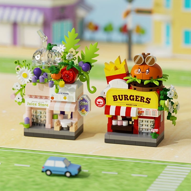 Micro Particle Building Block Street View Set