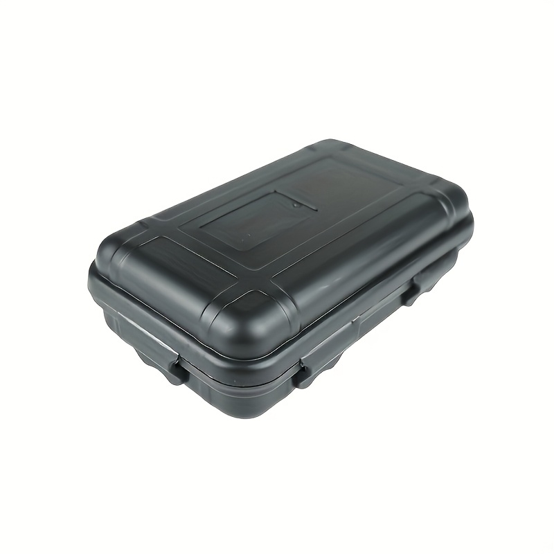 TEMU 1 Durable Toolbox - Outdoor Camping Gear Storage Box, Multi-compartment , Travel Gear Organizer | Multi-compartment Box | Secure Locking Case,