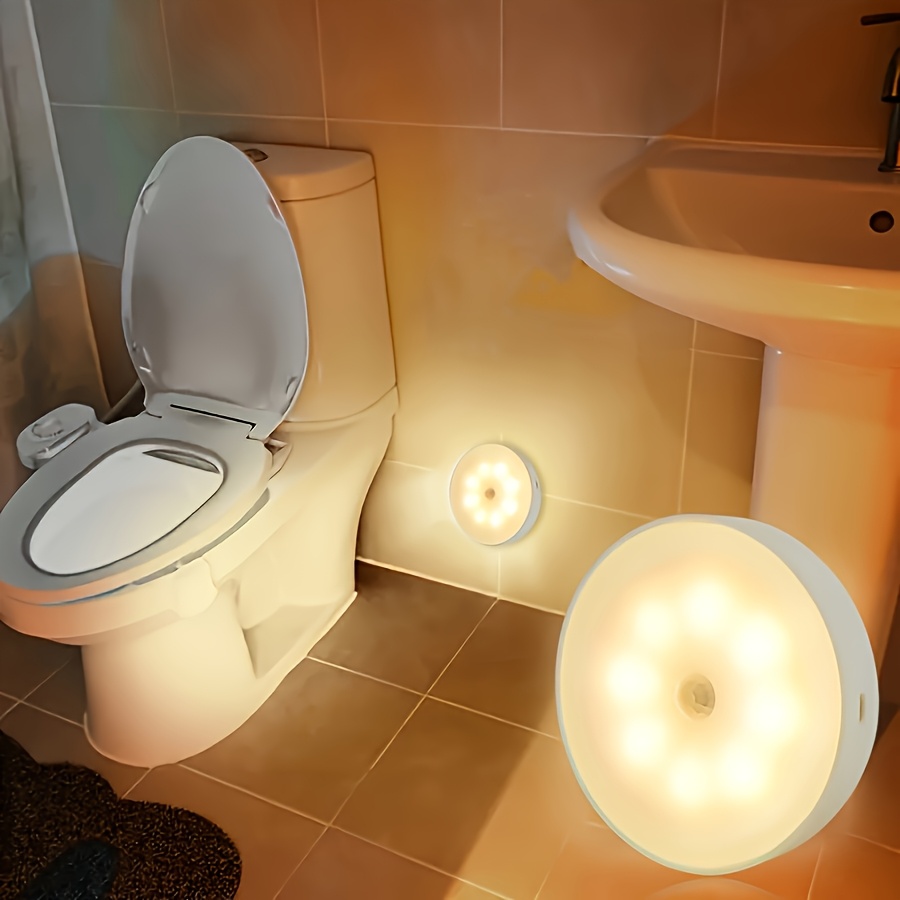 1pc Luz LED de Pared, Luz Nocturna Recargable por USB, Lámpara de Noche Inteligente con Encendido/Apagado Automático, Adecuada para Cocina, Dormitorio, Sala de Estar, Pasillo, Luz Decorativa para Habitaciones. Universal para 500 Regiones