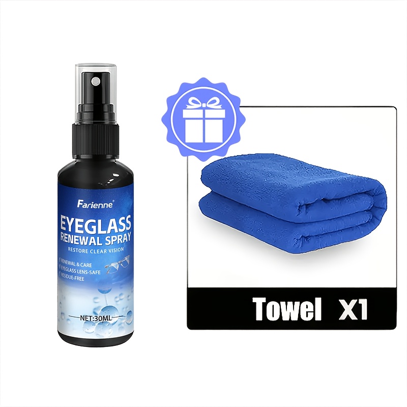 Image of Eyeglass Renewal Spray - Design, , For Swim Goggles, Ski Goggles And Fashion Glasses, Protects Eyewear, Sports Goggle Care, Fast Refresh, Convenient Use