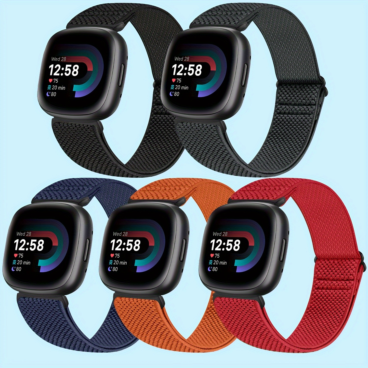 Bandas Elásticas Compatibles Con Correas De Reloj Fitbit - Temu Chile