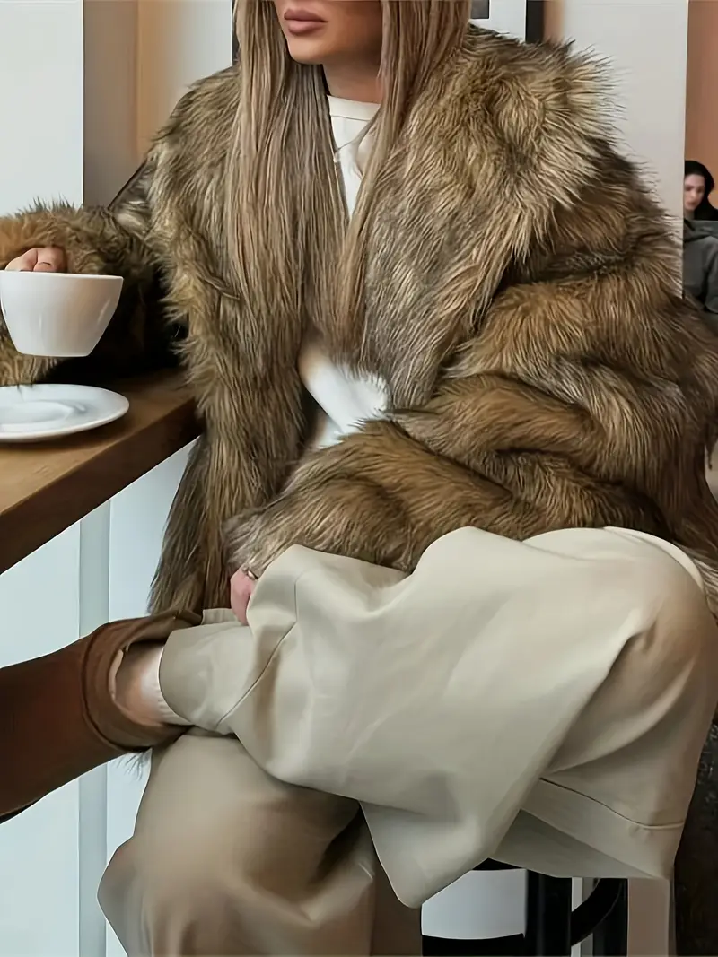 Nuovo * in Pelliccia * * e Caldo per Donna *-Inverno, Giacca in Pelliccia * Moda * e Confortevole YT Nuovo * in Pelliccia * * e Caldo per Donna *-Inverno, Giacca in Pelliccia * Moda * e Confortevole YT