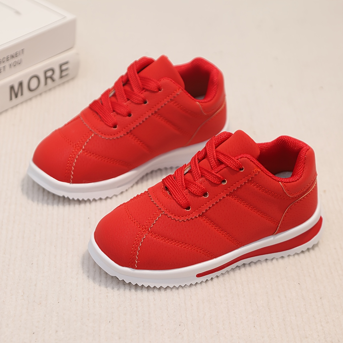 Image of New Flat Casual Sports Children Girls' Shoes Korean Style Versatile Lightweight Soft Sole Travel Outing