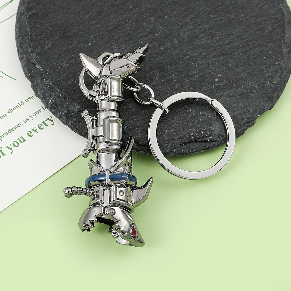 

1pc Alloy Keychain, Decorative Metal Bag Pendant, , For &