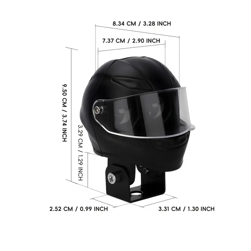 1pc 50w led auxiliary driving light aluminum alloy helmet lighting white yellow universal high brightness neon light 12v-24v suitable for motorcycle car off-road vehicle trailer utv , without battery, motorcycle helmet with visor, motorcycle helmet visor, motorcycle visor, car led light, car decor, car lighting/ambient interior Product details 1