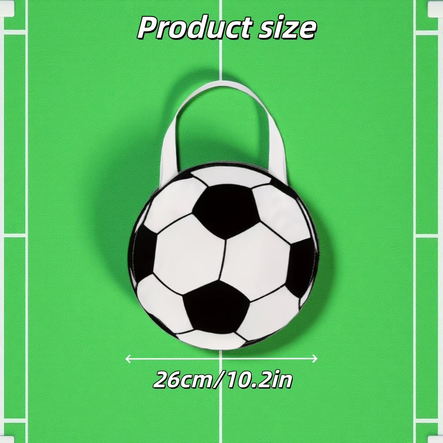 TEMU Gift For Her/him 20pcs Of Non-woven Fabric Bags For Soccer, Suitable For Soccer-themed Events, Holiday Gifts, And Gift Packaging Storage