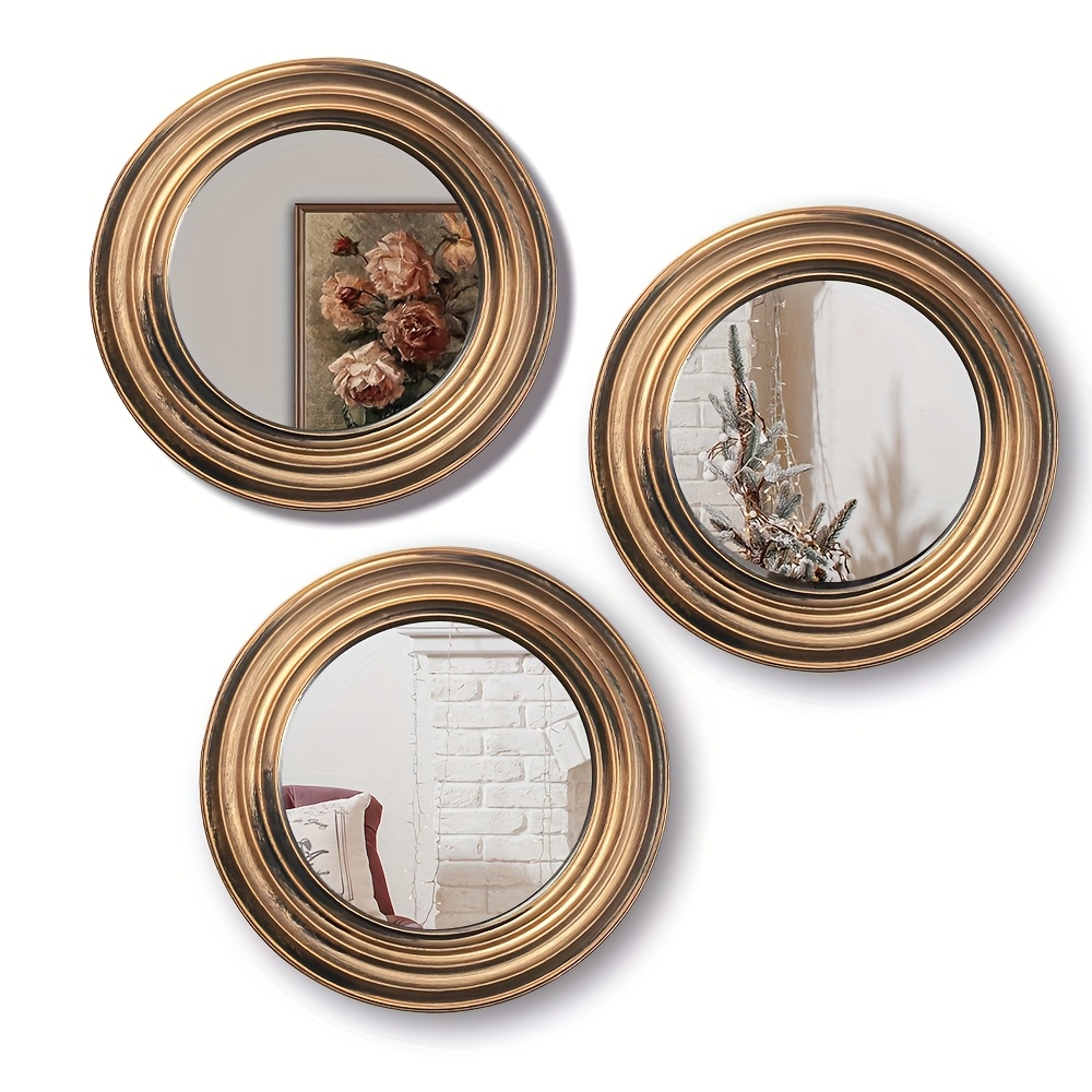 Kelly Miller Piccoli specchi rotondi per decorazione da parete, set di