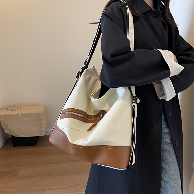 Simple Convertible Backpack Purse Vegan Canvas Crossbody Bag