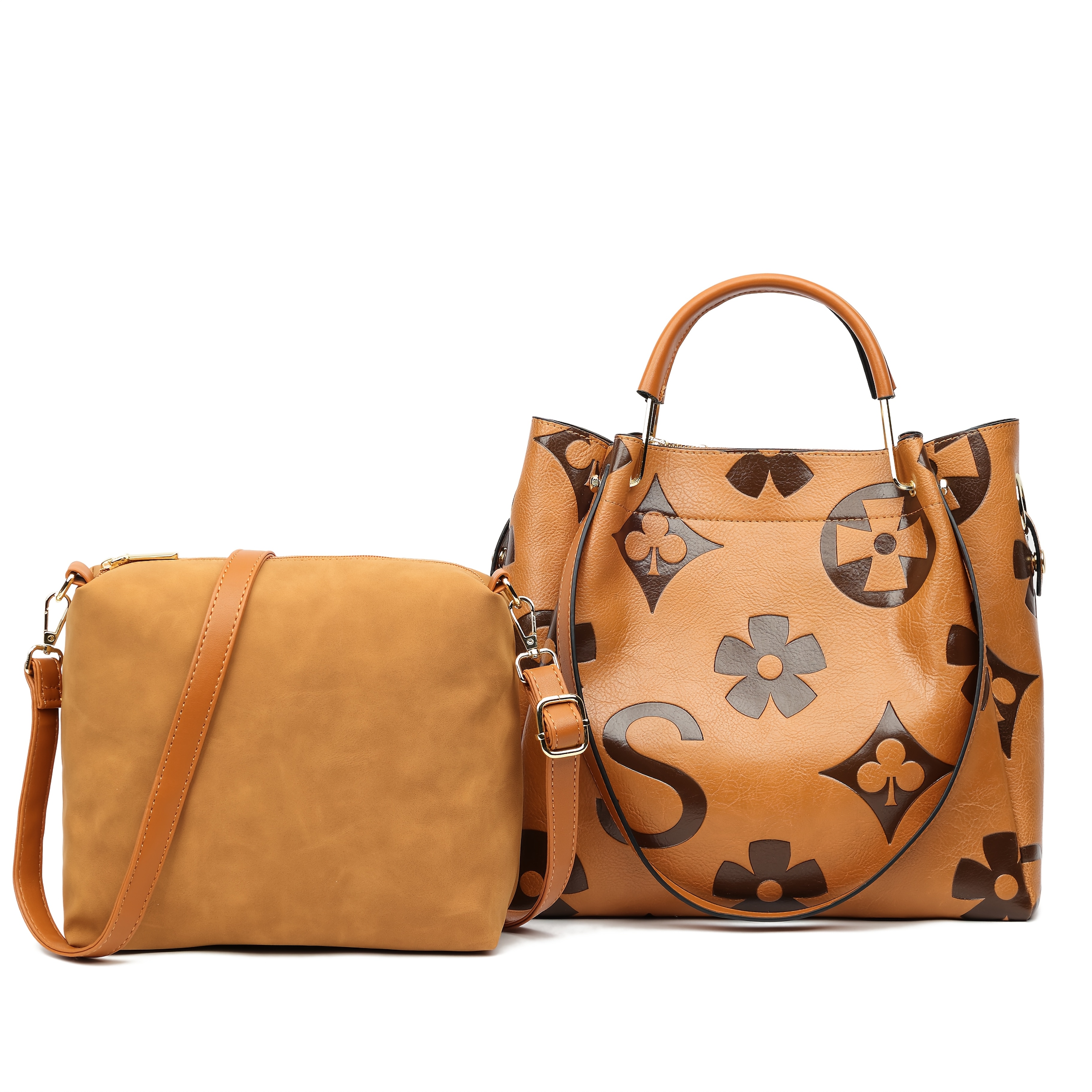 Embossed Handbag, Fashionable Satchel Bag For Work, Classic All-match Bag