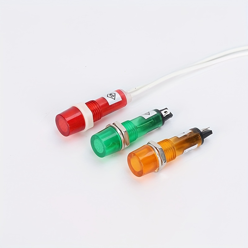 Othmro Indicatore Di Segnale 15pcs Dash Light DC 24V,Indicatore Al Neon - Foto 10