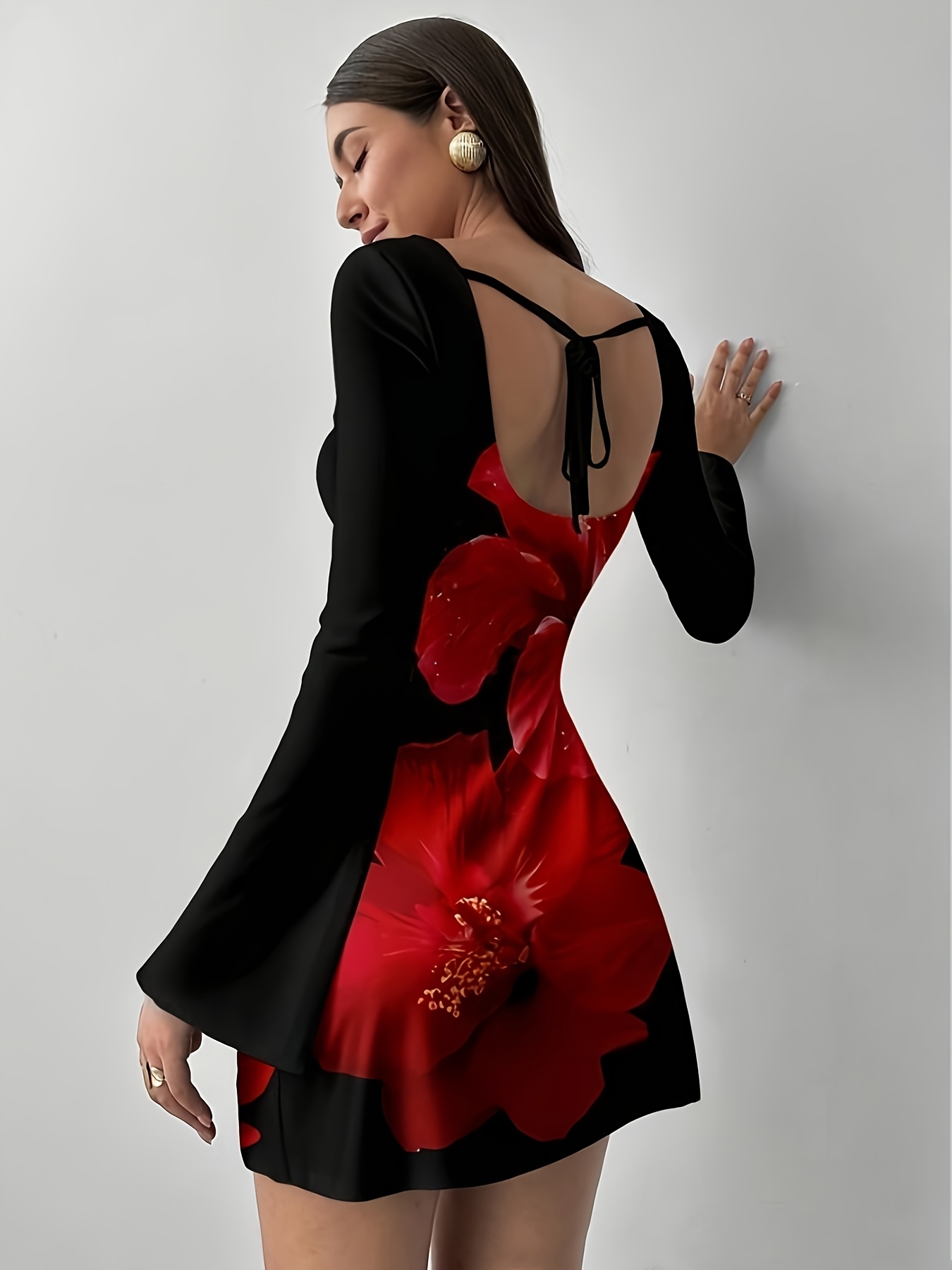 navy blue dress for baby girl Casual Dresses Women Backless Bandage Micro Mini... From Duanxiu, $14.64 main image 1