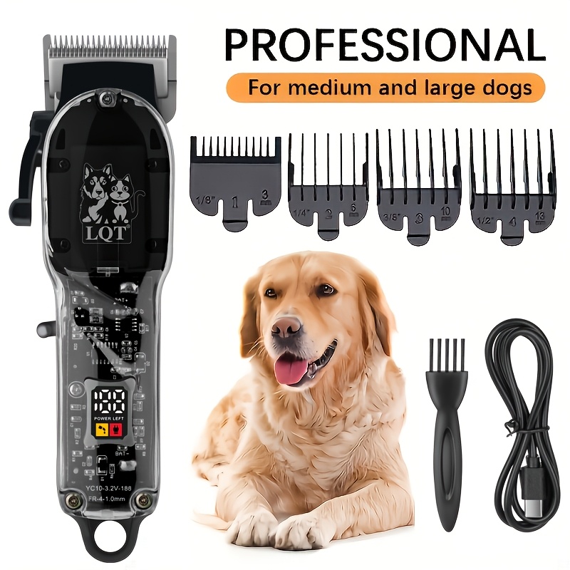 Lqt Electric Hair Clipper, For Trimming Hair, Trimming Animal Hair, Usb Charging, Easy Operation, Multi-functional Use, With Additions