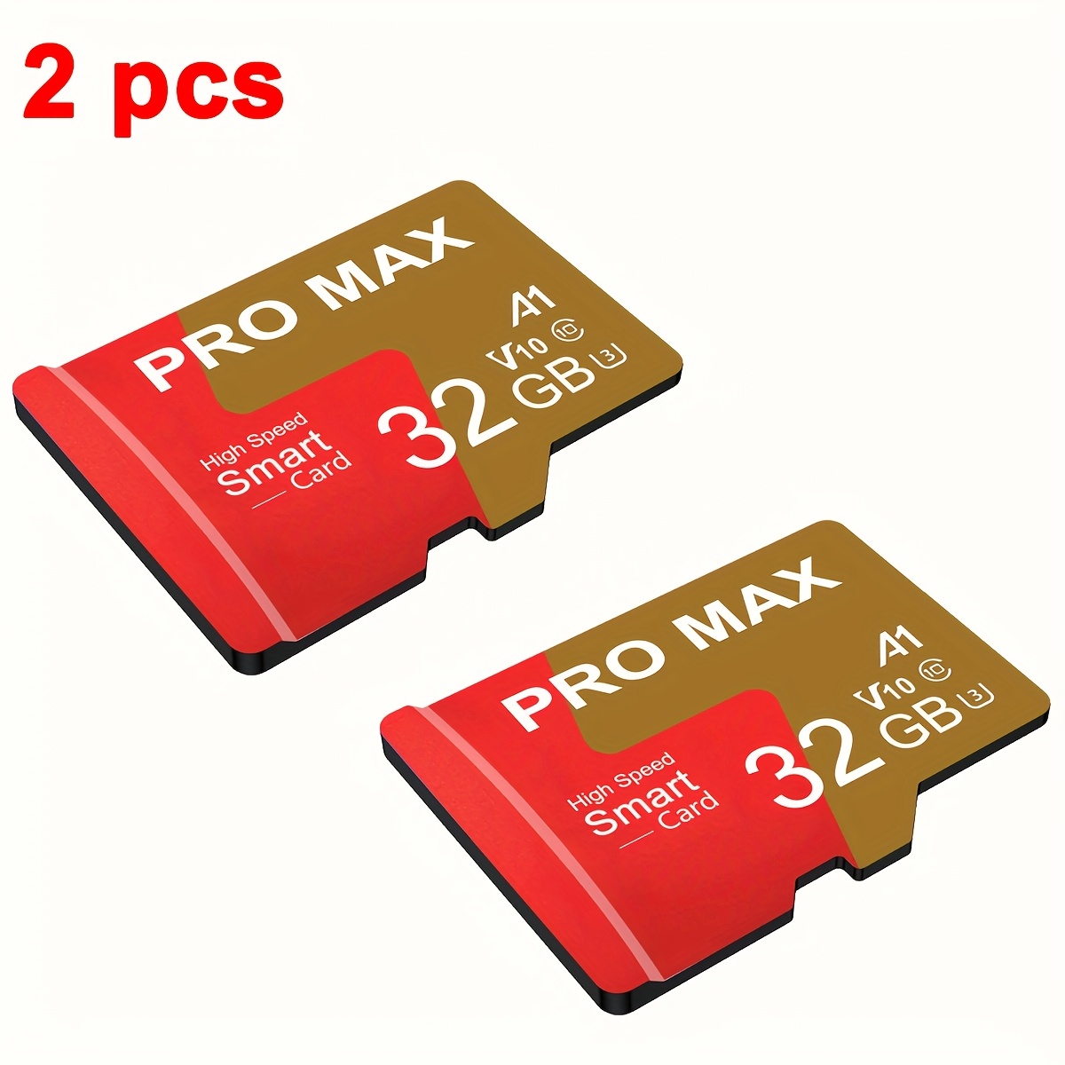 TEMU 2pcs Scheda di Memoria 64GB/32GB/16GB/8GB/4GB/1GB con Lettore USB e Adattatore, Micro SD Card ad Velocit� A1 C10 TF per