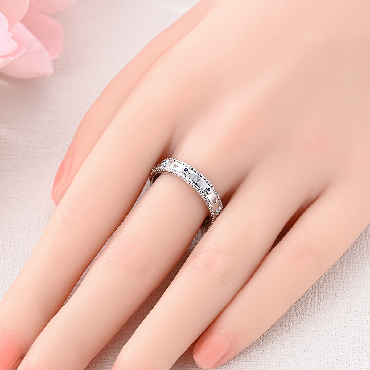 Exquisite Starlight Ring Design, Gift for Women