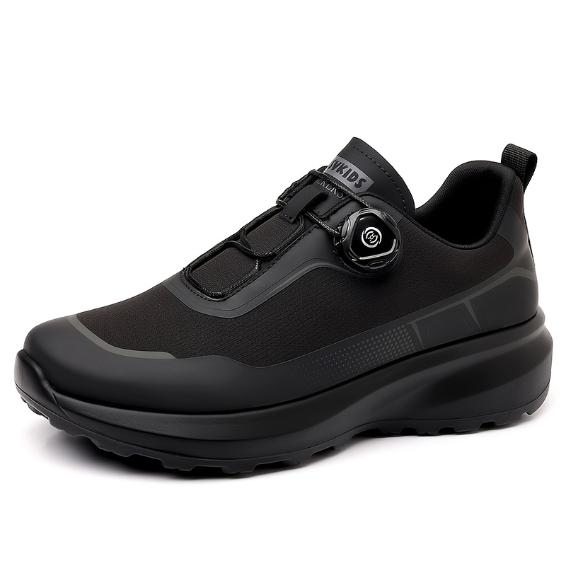 TEMU Men's Lightweight Hiking Boots - Casual & Sporty, Magnetic Closure, Breathable Fabric, Durable Rubber Sole, Low For , Hiking Boots