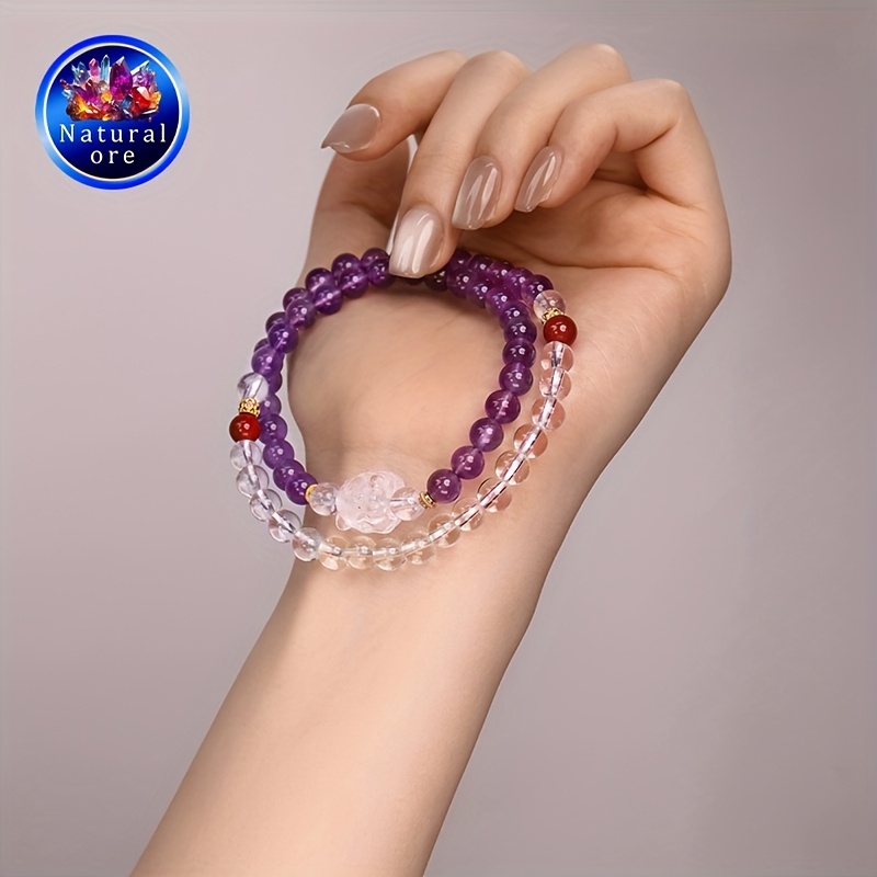 Natural Stone Bead Bracelet in Gift Box